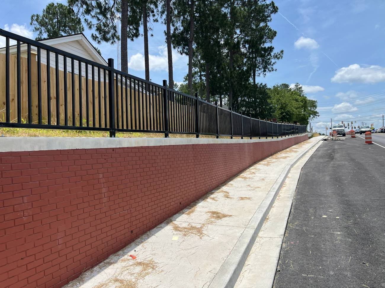 Commercial Fence Line